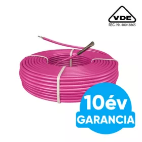   Elektromos padlófűtés fűtőkábel laminált padlóhoz, 10 W/m  30m/tekercs, Magnum