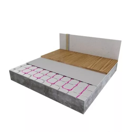Elektromos padlófűtés fűtőkábel laminált padlóhoz, 10 W/m  80m/tekercs, Magnum