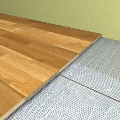 Elektromos padlófűtés fűtőszőnyeg laminált padlóhoz,  1 m2=140W, U-Heat