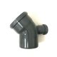 PVC, 110mm-50mm 45° hátsó elágazással