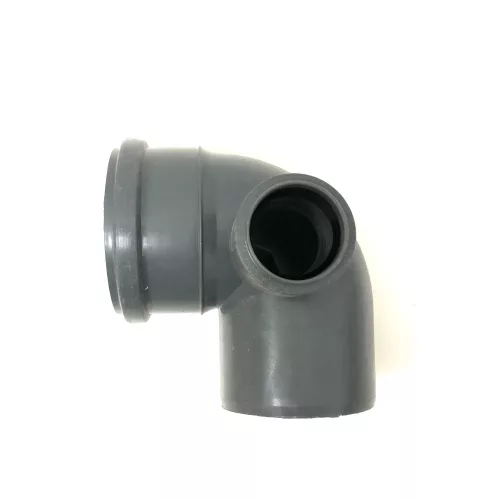 PVC, 110mm-50mm 90° jobbos elágazással