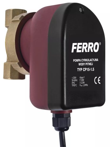 Ferro CP 15-1,5, keringetőszivattyú, ivóvízre (0101W)