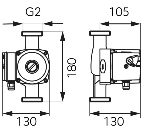 Ferro 32/60-180, keringetőszivattyú, ivóvízre (0302W)