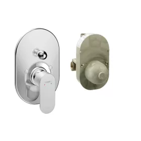   Kád csaptelep szett falsík alatti, Rebris S króm, Hansgrohe
