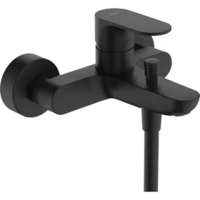   Kád csaptelep zuhanyszett nélkül, Rebris S matt fekete, Hansgrohe