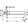 Kád kifolyócső, Finoris króm, Hansgrohe