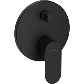   Kád/Zuhany csaptelep falsík alatti iBoxhoz, Rebris S matt fekete, Hansgrohe