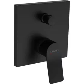   Kád/Zuhany csaptelep falsík alatti iBoxhoz, Vivenis matt fekete, Hansgrohe
