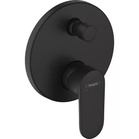   Kád/Zuhany csaptelep falsík alatti iBoxhoz, Vernis Blend matt fekete, Hansgrohe