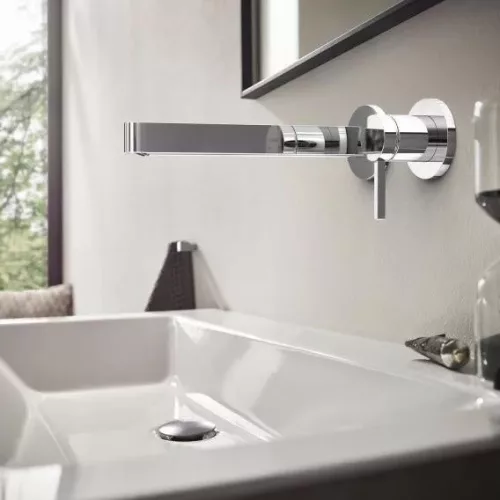 Mosdó csaptelep falsík alatti 22,8 cm, Finoris króm, Hansgrohe