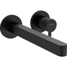   Mosdó csaptelep falsík alatti 22,8 cm, Finoris matt fekete, Hansgrohe
