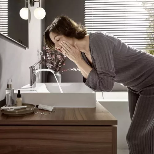 Mosdó csaptelep leeresztőszeleppel 110, Vivenis króm, Hansgrohe