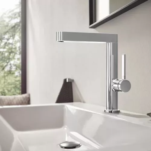 Mosdó csaptelep push-open elforgatható 230, Finoris króm, Hansgrohe