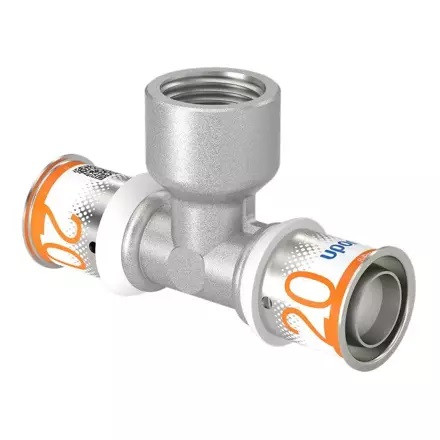 S-Press Plus, 20mm-1/2"-20mm BM T idom, Uponor