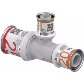   S-Press Plus, 25mm-16mm-20mm szűkített T idom, PPSU, Uponor