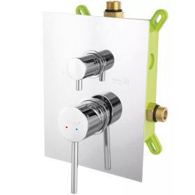   Kád/Zuhany csaptelep szett falsík alatti 3 funkciós, Fiesta, Ferro