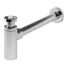   Búraszifon leeresztő nélkül 5/4", hengeres, króm, Rotondo, Ferro