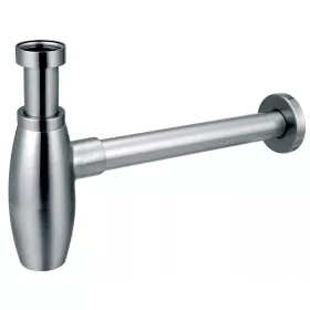   Búraszifon leeresztő nélkül 5/4", ovális, króm, S286, Ferro