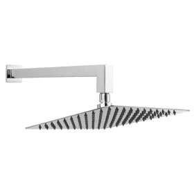   Zuhanyfej, esőztető, szögletes 250 mm + 35 cm zuhanykar, króm, Slimline, Ferro