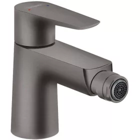   Bidé csaptelep, leeresztőszeleppel,Talis E szálcsiszolt fekete,Hansgrohe