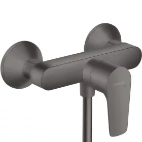   Zuhany csaptelep szett nélkül,Talis E szálcsiszolt fekete,Hansgrohe