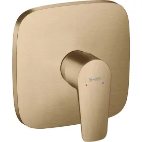   Zuhany csaptelep falsík alatti iBoxhoz,Talis E szálcsiszolt bronz,Hansgrohe