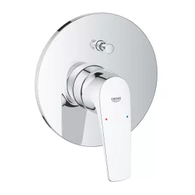   Kád/Zuhany csaptelep szett falsík alatti, BauFlow króm, Grohe