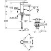 Mosdó csaptelep push-open XS, Lineare króm, Grohe