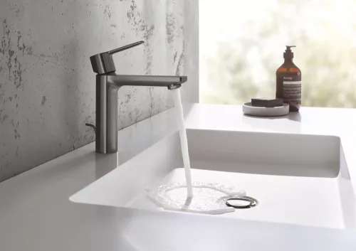 Mosdó csaptelep leeresztőszeleppel S, Lineare szálcs. Hard Graphite, Grohe