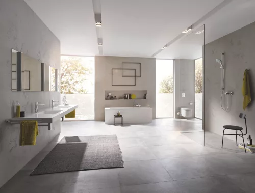 Zuhany csaptelep szett nélkül, Lineare króm, Grohe