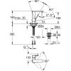 Mosdó csaptelep push-open M, Plus króm, Grohe