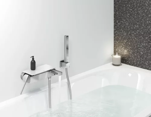 Kád csaptelep zuhanyszett nélkül, Plus króm, Grohe