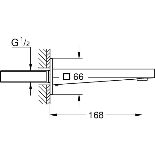 Kád kifolyócső, Plus szálcs. Hard Graphite, Grohe