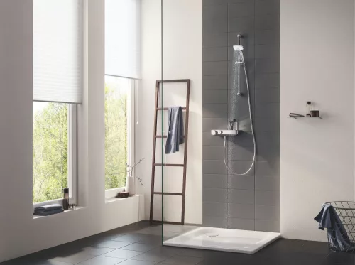 Zuhany csaptelep termosztatikus SC, Grohtherm króm, Grohe