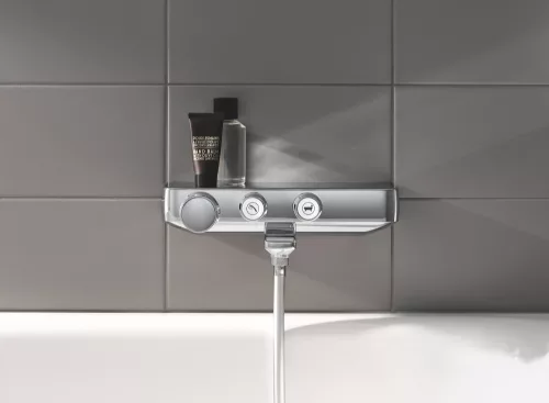 Kád csaptelep termosztatikus SC, Grohtherm króm, Grohe