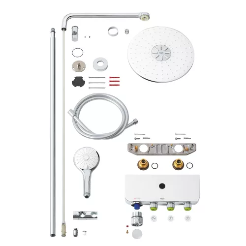 Zuhanyrendszer System 310 Duo SC, Euphoria hold fehér, Grohe