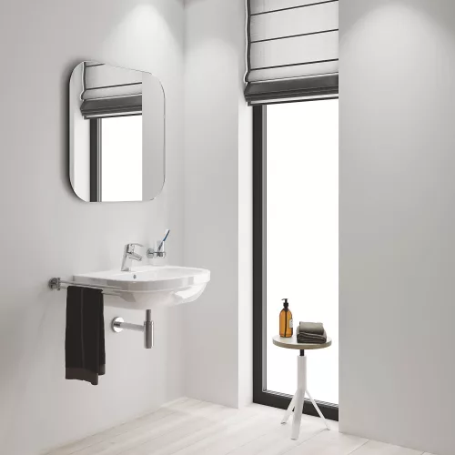 Mosdó csaptelep leeresztőszelep nélkül S, EuroSmart D 2015 króm, Grohe-33188002