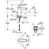 Mosdó csaptelep push-open M, EuroSmart króm, Grohe-23981003