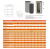 Sunsystem fűtés puffertartály, hőcserélő nélkül, szigeteléssel, PBM  500*