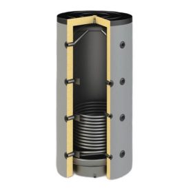   Sunsystem fűtés puffertartály, 1 hőcserélővel, szigeteléssel, PBM R1 1000*