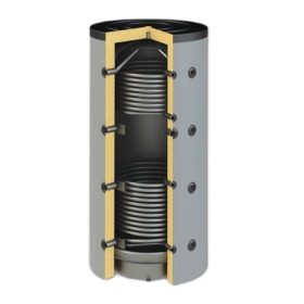   Sunsystem fűtés puffertartály, 2 hőcserélővel, szigeteléssel, PBM R2 1500*