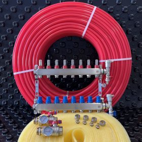   Komplett padlófűtés rendszer szett 100 m2, pogácsás rendszerlemezzel