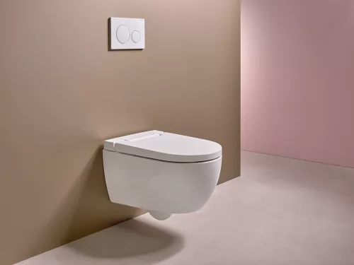 WC csésze mély öblítésű, fali higiéniai berendezés, AquaClean Alba, Geberit