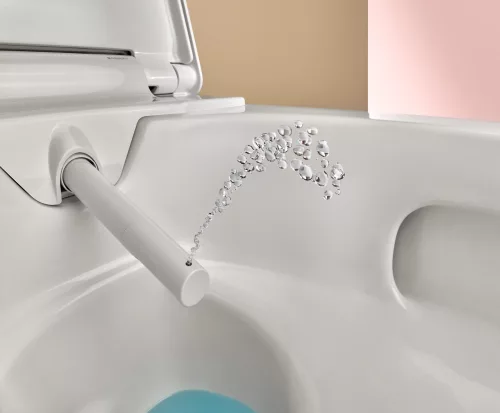 WC csésze mély öblítésű, fali higiéniai berendezés, AquaClean Alba, Geberit