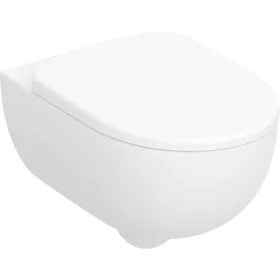   WC csésze mély öblítésű, fali, Rimfree, zárt, ülőkével, Geberit Selnova
