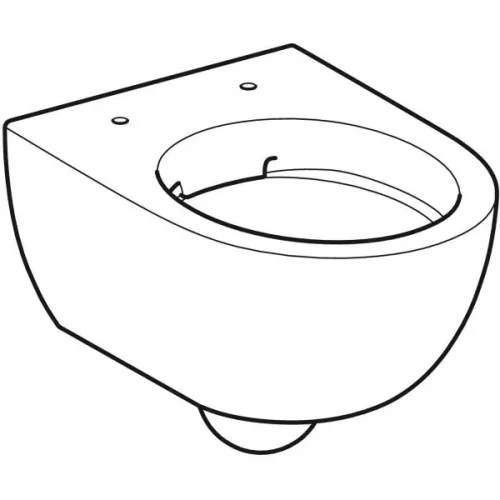 WC csésze mély öblítésű, fali, Rimfree, zárt, Geberit Selnova Compact