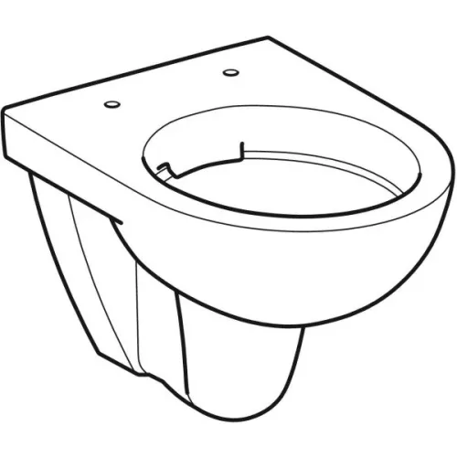 WC csésze mély öblítésű, fali, Rimfree, Geberit Selnova Compact