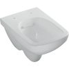 WC csésze mély öblítésű, fali, Rimfree, Geberit Selnova Square Compact