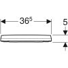 WC ülőke, SoftClosing, Slim, Geberit iCon (574950000)