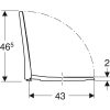 WC ülőke, SoftClosing, Slim, Geberit iCon (574950000)